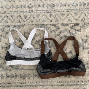 2 Small Metallic Joy LAB Sports Bras